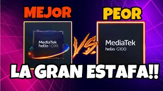 Mediatek Helio G99 vs Helio G100 ¿Mediatek nos Quiere ESTAFAR [upl. by Meredith856]