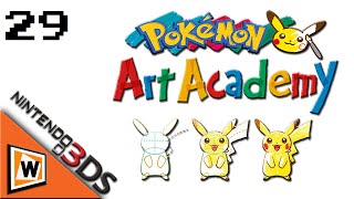 Lets Play Pokemon Art Academy  3DS HD 29 Wir malen Irrbis [upl. by Adiraf403]