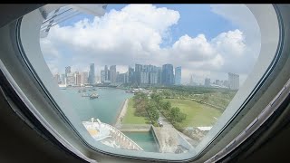 Spectrum of the Seas  Porthole Room deck 11 ROOM 11508 spectrumoftheseas [upl. by Tenner]