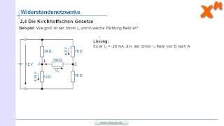 Elektrotechnik 24 Kirchhoffsche Gesetze [upl. by Campney]