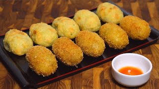 BOLINHO DE MANDIOCA COM CARNE MOÃDA  NAS VERSÃ•ES FRITA E ASSADA [upl. by Manolo858]