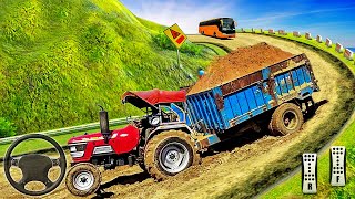 Heavy Tractor Trolley Cargo Simulator 3D  Farming Cargo Driver  Android Gameplay [upl. by Igor]