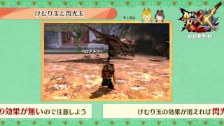 MH部『MHXX』基礎＆豆知識研究所・豆知識2けむり玉と閃光玉 [upl. by Atahs]