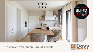 Een lichte en ruime keuken voor het warm gezin van Jan en Kim Blind Gekocht  Dovy Keukens [upl. by Persson]