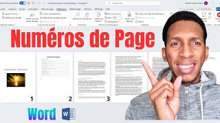 Comment Mettre facilement les numéros de pages  tutoriel Microsoft Word [upl. by Kennedy26]