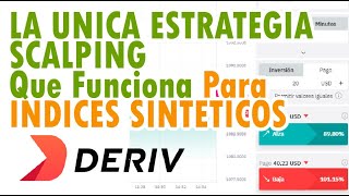 ESTRATEGIA Scalping para INDICES SINTETICOS ✅ Efectiva y Fácil de aplicar ✅ [upl. by Eidoj23]