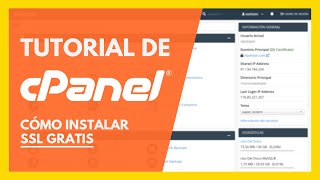 Cómo tener un Certificado SSL GRATIS en cPanel para HTTPS en WordPress y otras Apps ✅ Tutorial 2023 [upl. by Winnie]