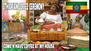 Ethiopian Coffee Ceremony  Ethiopian Coffee  Buna  Youtube [upl. by Lleret]