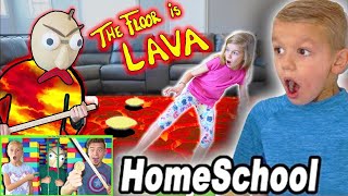 Baldi The MOVIE  Floor Is LAVA Monster  Homeschool  Baldi In JAIL  Baldi Soda Machine [upl. by Anuat378]