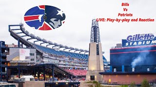 Bills  Patriots Live PlaybyPlay and Reaction [upl. by Halilak]