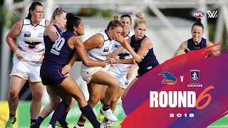 2018 AFLW R6  Crows keep final hopes alive [upl. by Niwroc]