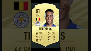 Tielemans’s FIFA Card Evolution trending fifa viral astonvilla [upl. by Yenal]