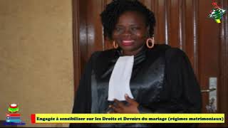 Droits et devoirs des régimes matrimoniaux La juge Mme Odette NZONOU explique et plante le décor [upl. by Medora662]