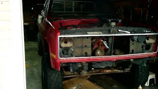 K10 square body project 4 front clip [upl. by Ayam]