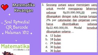 3 Seorang petani sayur meminjam uang untuk modal menggarap lahannya sebesar Rp2000000000 yang [upl. by Harrietta]