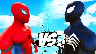 SPIDERMAN VS SYMBIOTE SPIDERMAN  EPIC BATTLE [upl. by Assillam]