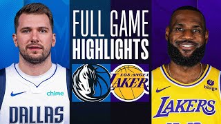 MAVERICKS at LAKERS  FULL GAME HIGHLIGHTS  January 17 2024 [upl. by Vachil654]