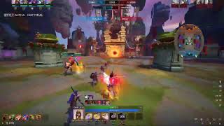 Smite 2 Alpha Testing gameplay live PS5 [upl. by Ytsud]