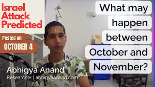 What may happen between October and November Astrological Predictions for the World Abhigya Anand [upl. by Limann]