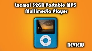 Lecmal 32GB Portable MP3 Multimedia Player Review [upl. by Ahsila]