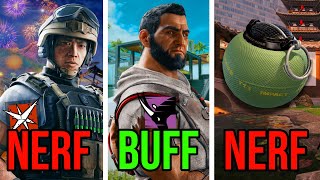 Impact Nade NERF Lesion NERF Iana Buff Oryx Buff amp More R6 News Y9S13 [upl. by Rambert]