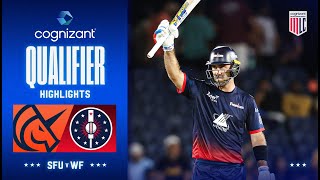 Cognizant Major League Cricket Qualifier Highlights  San Francisco Unicorns Vs Washington Freedom [upl. by Okoy]