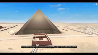 DIGITAL GIZA Giza 3D  Tour of the Khafre Pyramid Complex [upl. by Lissie]