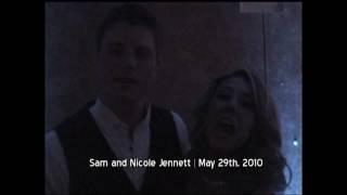 Sam and Nicole Jennett  May 29th 2010  Sioux Falls Wedding DJ Video Review  Energy Productions [upl. by Yelac]