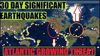 ATLANTIC OCEAN MAJOR EARTHQUAKE amp SEISMIC ACTIVITY  East Coast Risk As Big As WEST [upl. by Ahsek]