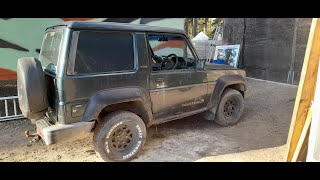 Daihatsu Fourtrak  Rocky 4WD Transfer Box removal with engine and gearbox in situ [upl. by Crosse]