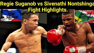 Regie Suganob vs Sivenathi Nontshinga Fight highlights [upl. by Amber]