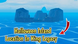 Where is The New Halloween Island In King Legacy Update 48  Halloween Island Location [upl. by Eelaras]