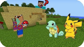 EL NOOB CAPTURA POKEMONES INCREIBLES MINECRAFT TROLL [upl. by Esserac422]