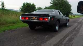 dodge charger 1972 400ci burnout [upl. by Wendye]