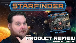 How To Play Starfinder  A Look At The Starfinder GM Screen  Physical amp DIgital Review [upl. by Barker]