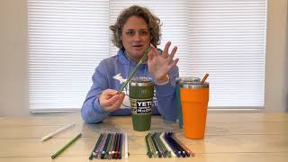 Best Replacement Straws for YETI Rambler Tumblers  Made is USA by Strawesome [upl. by Lesoj566]