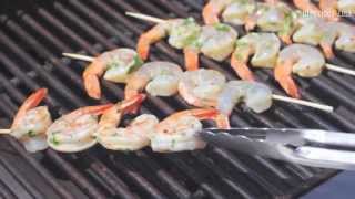 Barbecued prawns recipe  How to barbecue prawns [upl. by Arbmik]