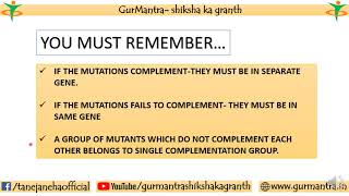 PRACTICE QUESTIONS ON COMPLEMENTATION TEST  CONCEPT OF GENE GENETICS [upl. by Chemarin]