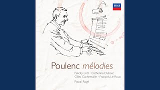 Poulenc Calligrammes  Sept Mélodies sur des poèmes de Guillaume Apollinaire 5 La grâce [upl. by Aldin]