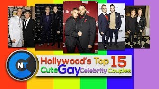 Hollywoods Top 15 Cute Gay Celebrity Couples Who Are Engage OR Married  Famous Gay Couples 2018 [upl. by Haraf]