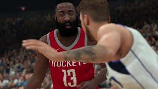 NBA 2K19 Houston Rockets vs Dallas Mavericks  NBA 2K19 PS4 Pro Gameplay [upl. by Nerval261]