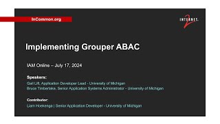 Implementing Grouper ABAC [upl. by Sylas]