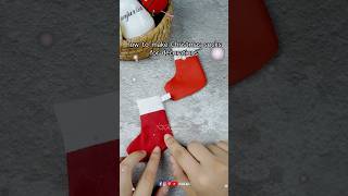 Simple and cute Christmas socks for decor 🎅🏻🎄 [upl. by Rekyr]