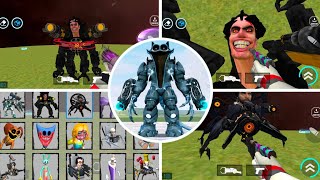 Sandbox In Space Update 3117 Character Mecha Astro GMan Amazing Family Skibidi Toilet Gameplay [upl. by Edgard]