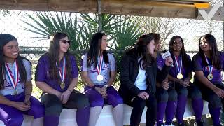 VYPE BYTE 5A State Champions  Angleton Softball [upl. by Aiykan]