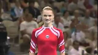 Svetlana Khorkina  Floor Exercise  2004 Olympics Team Final [upl. by Lirrad]