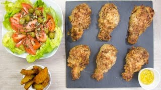 Recette Comment faire des Pilons de Poulet Croustillants au Four CUISINE RAPIDE [upl. by Leid]