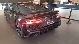 2020 Audi R8 V10 performance  cold start sound and loud revs [upl. by Prosperus304]