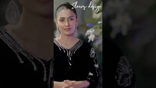 design✨ hand work sleeves 🤍ayeza khan dress design design [upl. by Itsirk]