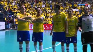 FutsalFINAL Brasil 7 x 2 Colômbia  CAMPEÃO Grand Prix Futsal 2014 [upl. by Mabel523]